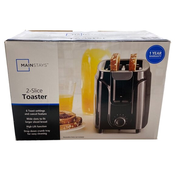 Mainstays 2-Slice Toaster - Picture 1 of 13